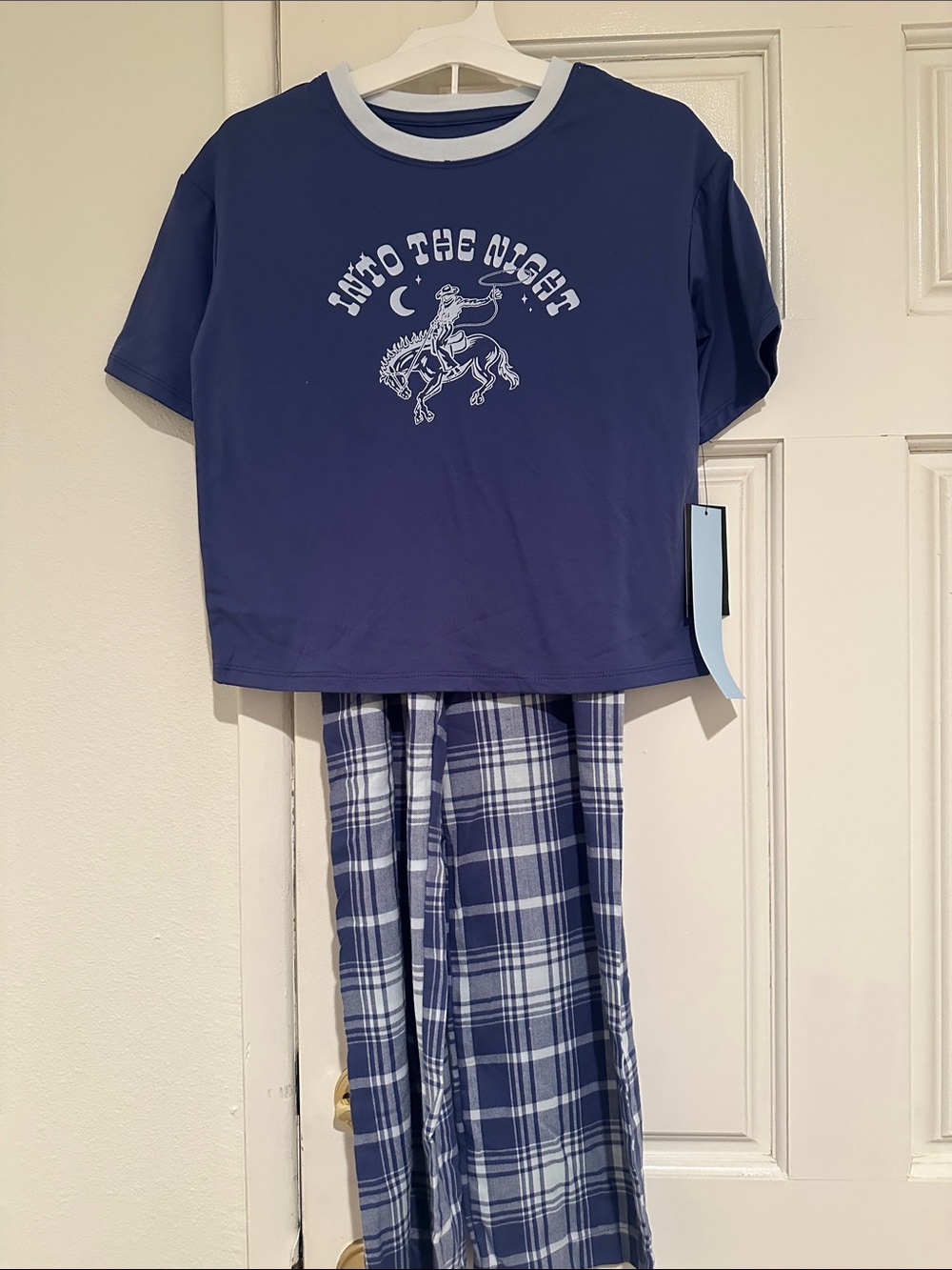 art class Navy & White "Into The Night" Kids Pajama Set